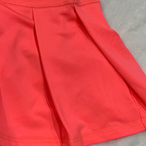 Neon Pink Uniform with Tennis Skirt and Shorts - Picture 5 of 7